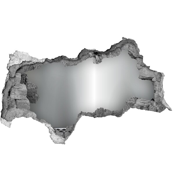 Fototapeta díra na zeď Rozbitá zrcadlová stěna