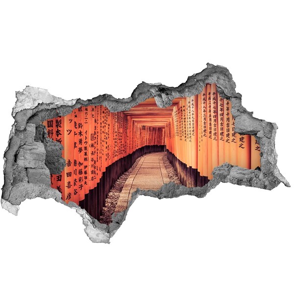 Nálepka fototapeta 3D výhled Svatyně Fušimi Inari