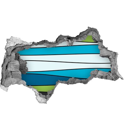 Díra 3D fototapeta nálepka Abstraktní interiér zdi