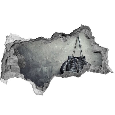 Fototapeta díra na zeď 3D Boxerské rukavice u ringu