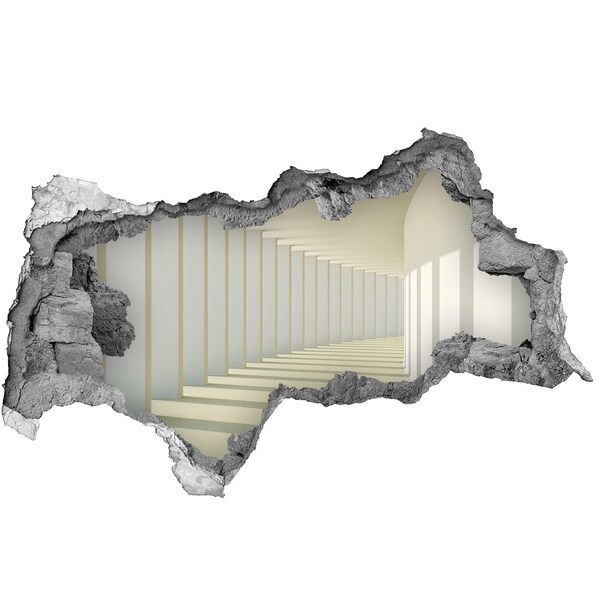 Fototapeta díra na zeď 3D nálepka Iluze nekonečného prostoru