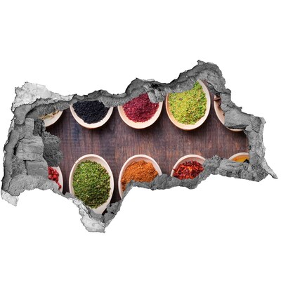 Nálepka díra na zeď Ráj koření