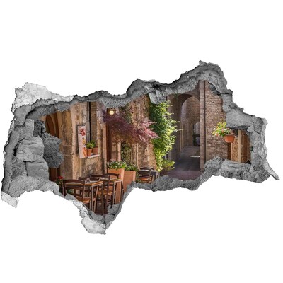 Nálepka fototapeta 3D výhled Okouzlující ulice ve městě