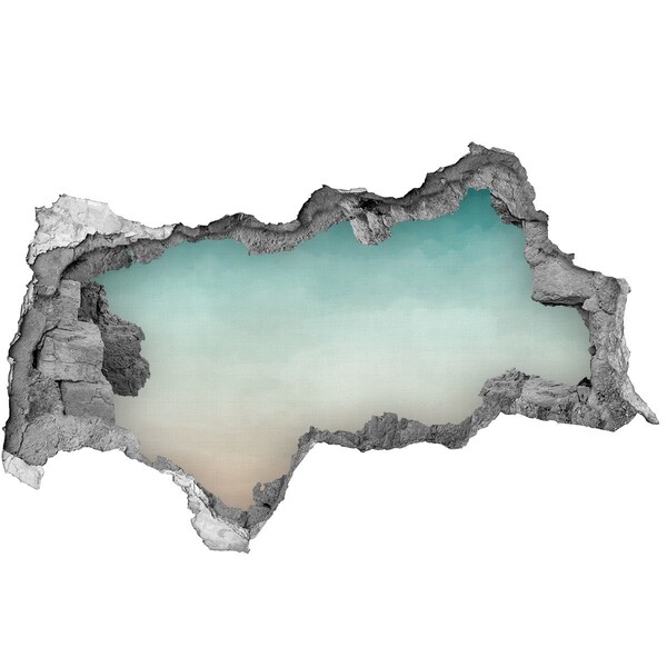 Díra 3D fototapeta nálepka Obloha nad mořem