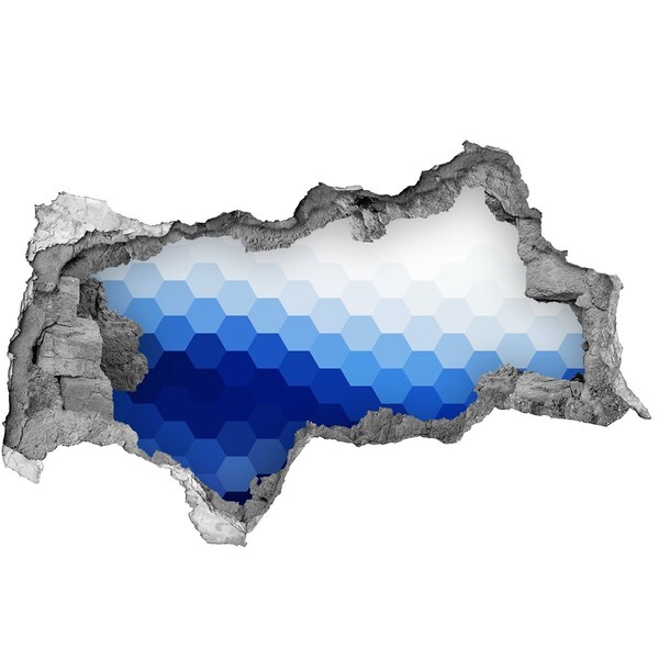 Díra 3D fototapeta nálepka Díra do modrého oceánu