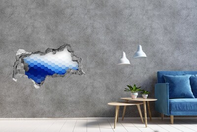 Díra 3D fototapeta nálepka Díra do modrého oceánu