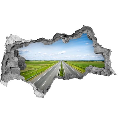 Nálepka fototapeta 3D výhled Cesta mezi zelení