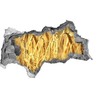 Samolepící díra na stěnu nálepka Zlatá zrna na slunci