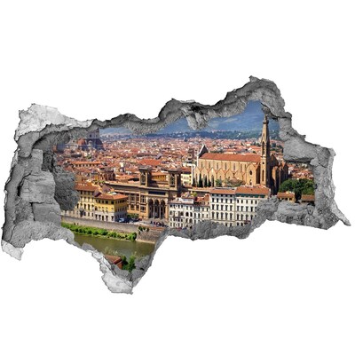 Fototapeta díra na zeď 3D Florencie Itálie