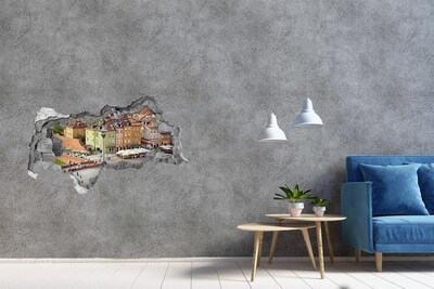 Fototapeta díra na zeď 3D Staroměstské náměstí ve Varšavě