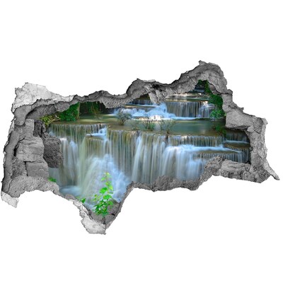 Nálepka fototapeta 3D výhled beton Vodopád