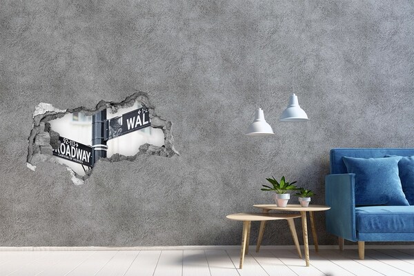 Fototapeta díra na zeď 3D Ulice ve městě