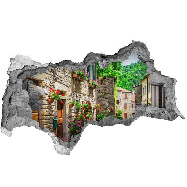 Fototapeta díra na zeď 3D Okouzlující ulice ve městě