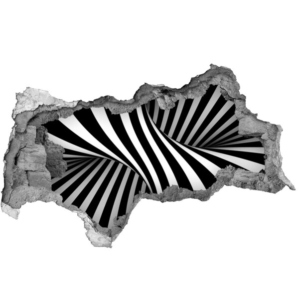Díra 3D fototapeta na stěnu Optická iluze ve zdi