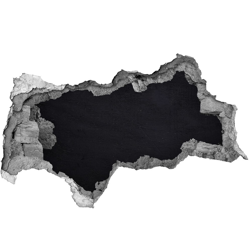 Díra 3D fototapeta na stěnu Černá tabule