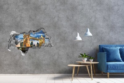 Fototapeta díra na zeď 3D Tower Bridge v Londýně