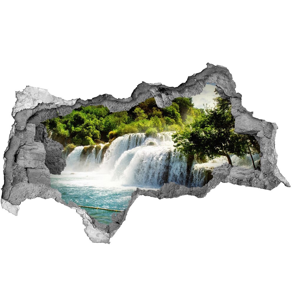 Nálepka fototapeta 3D výhled Vodopád Krka