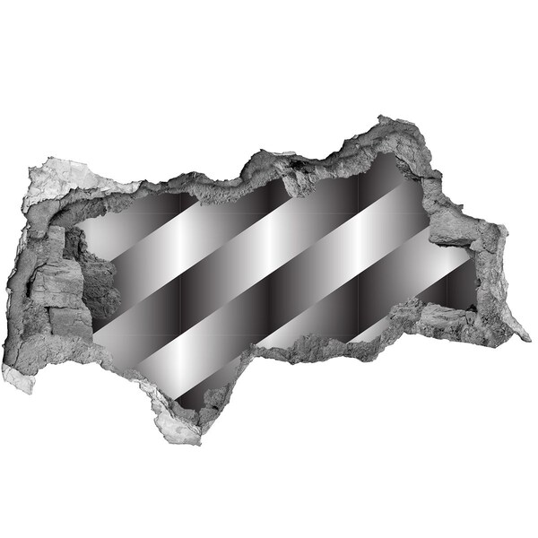 Díra 3D fototapeta nálepka Iluze rozbité zdi