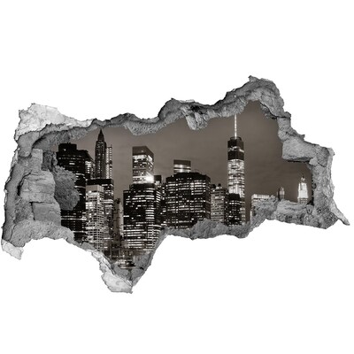 Fototapeta díra na zeď 3D Manhattan New York