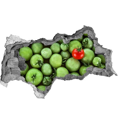 Nálepka 3D díra Ovoce v betonu
