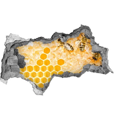 Díra 3D fototapeta nálepka Včely