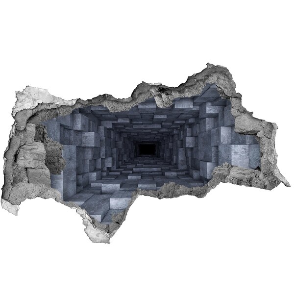 Díra 3D fototapeta nálepka Tunel