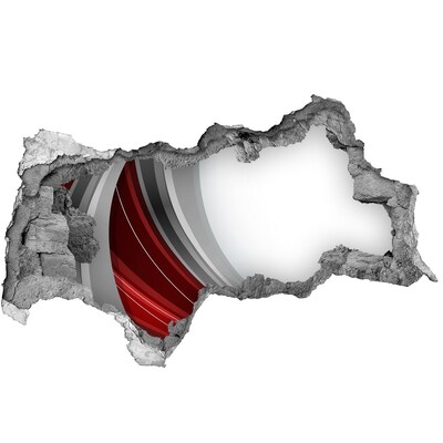 Díra 3D fototapeta na stěnu nálepka Poškozená zeď s efektem hloubky