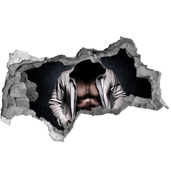 Samolepící díra na stěnu Intenzivní trénink v městském stylu