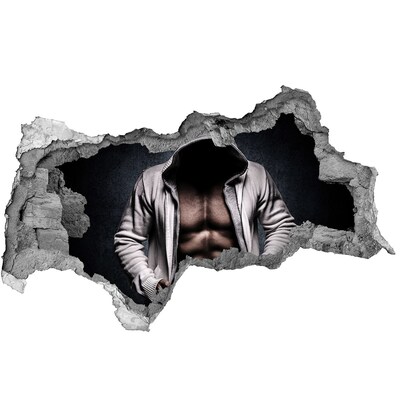 Samolepící díra na stěnu Intenzivní trénink v městském stylu