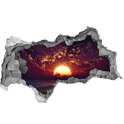 Nálepka fototapeta 3D výhled Západ slunce