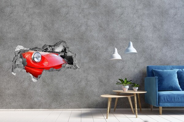 Foto fotografie díra na zeď Klasický automobil