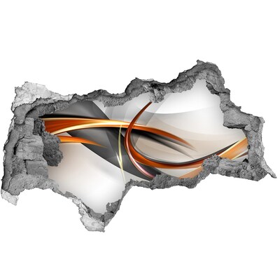 Díra 3D fototapeta na stěnu Abstraktní únik barev