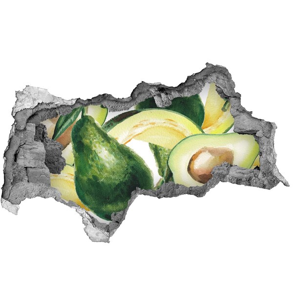 Fototapeta díra na zeď Ovocný ráj za zdí