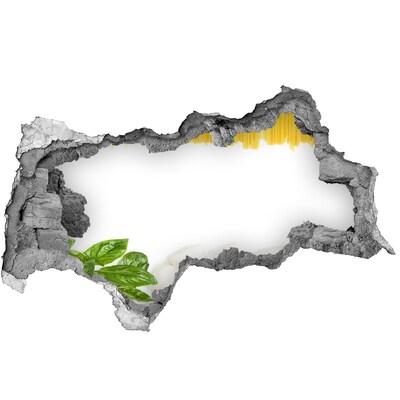 Samolepící nálepka beton Italská hostina v díře ve zdi