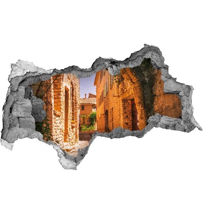 Fototapeta díra na zeď 3D Kouzlo středověké ulice