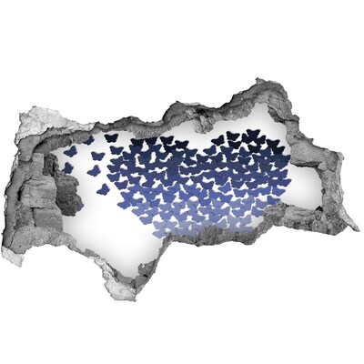 Samolepící nálepka Motýli v modrých hlubinách