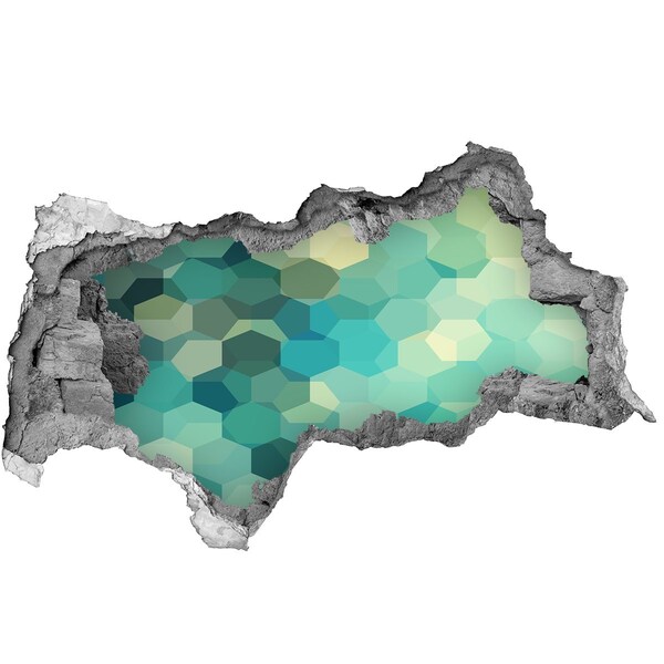 Díra 3D fototapeta na stěnu Ponořené oceánské vody