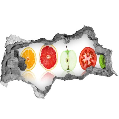 Samolepící nálepka Iluze ovoce v betonu