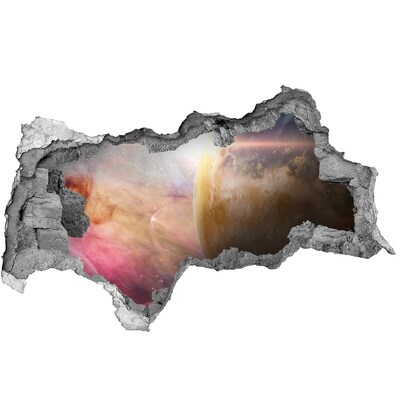 Foto fotografie díra na zeď Vesmírné dobrodružství