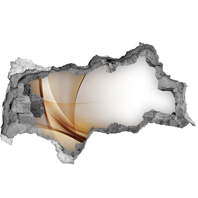 Díra 3D fototapeta nálepka Abstraktní prostor za zdí