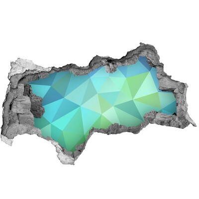 Díra 3D fototapeta nálepka Virtuální díra ve zdi