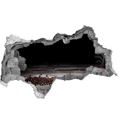 Samolepící nálepka Káva v srdci betonu