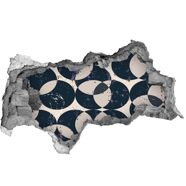 Fotoobraz díra na stěnu Moderní design díry ve zdi