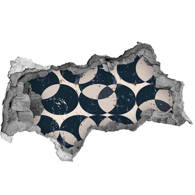 Fotoobraz díra na stěnu Moderní design díry ve zdi