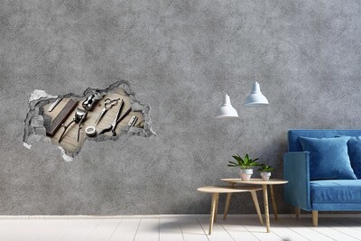 Fototapeta díra na zeď Kadeřnická dílna