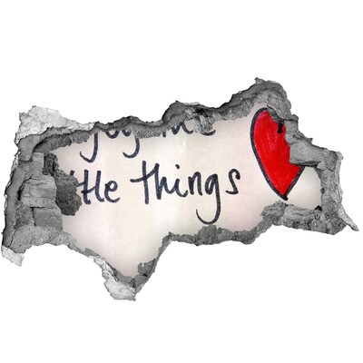 Fototapeta díra na zeď Poškozená zeď s nápisem