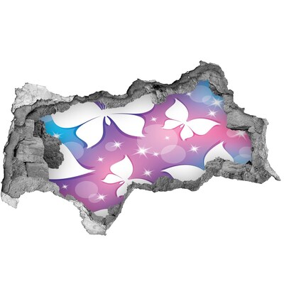 Díra 3D fototapeta nástěnná Květinový sen v růžových tónech