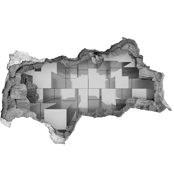 Díra 3D fototapeta nálepka Prostor v betonu