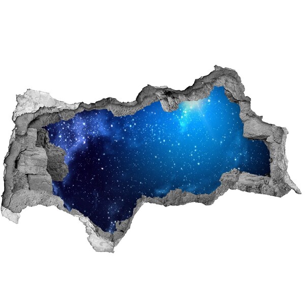 Foto fotografie díra na zeď Kosmický prostor