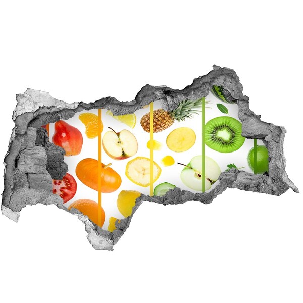 Samolepící nálepka Čerstvé ovoce v betonu